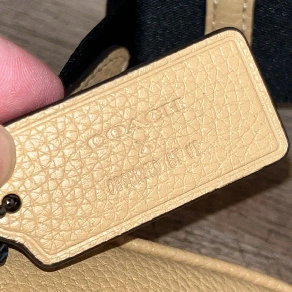 Coach Tan Crossbody Bag with Colorful Mushroom Design - Picture 11 of 16